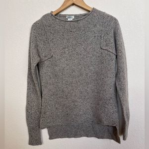 Sundance Womens Lambswool Sweater in Gray XS